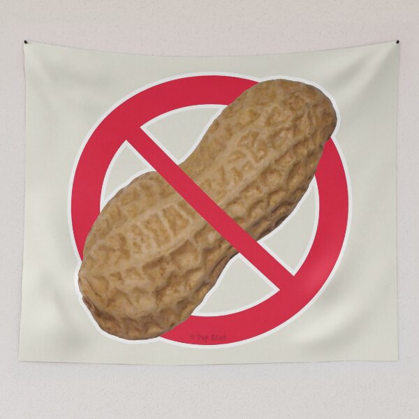 Item preview, Peanuts Are Forbidden - Les Arachides Sont Interdites designed and sold by PopAlien.