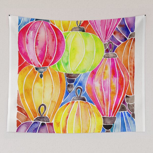 Item preview, Vietnamese Rainbow Lanterns designed and sold by Cat Coquillette.