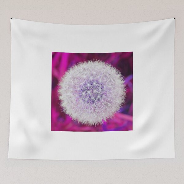 Item preview, Vibrant Pink Dandelion Clock Flower designed and sold by GeeWhizArt.
