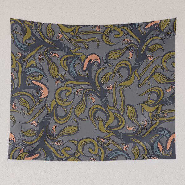 Item preview, Abstract herbal seamless pattern. designed and sold by yelenayefimova.