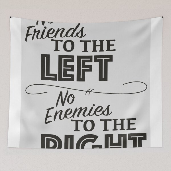 Item preview, Friends and Enemies - Black designed and sold by AntiLiberalArt.