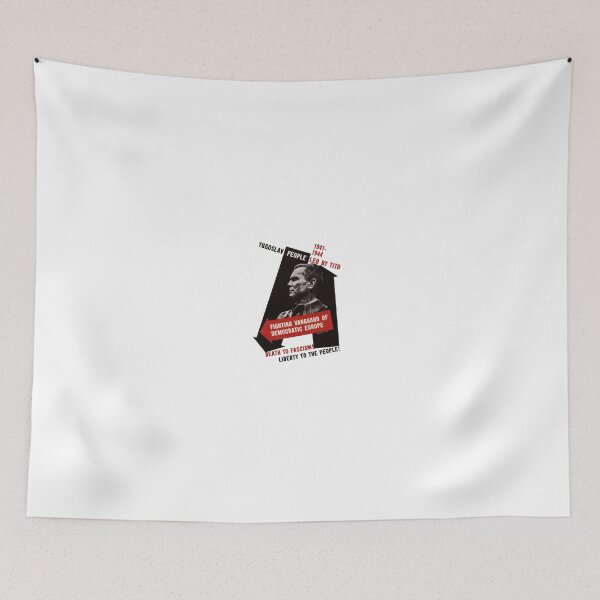 Item preview, Death To Fascism! Vintage Yugoslav WW2 Poster designed and sold by niceaesthetics.