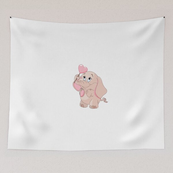 Item preview, Pink Cartoon Elephant designed and sold by TheBestStore.