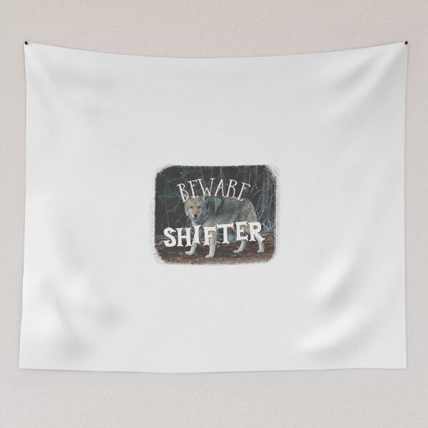 Item preview, BEWARE SHIFTER (wolf) designed and sold by thetypographer.