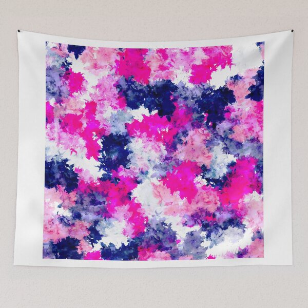 Artikelvorschau, Moderne rosa lila Aquarellpinselstriche entworfen und verkauft von GirlyTrend.
