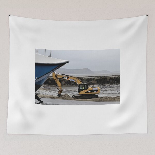 Item preview, Harbour Dredging at Lyme Regis, Dorset UK designed and sold by lynn carter.