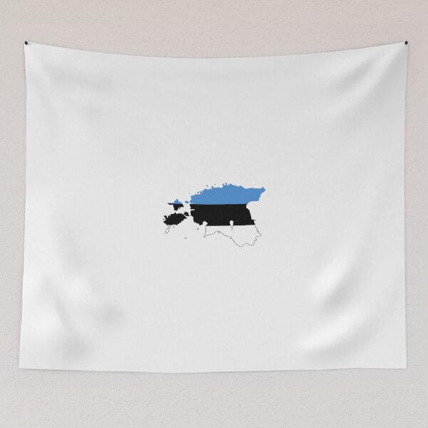 Item preview, Flag Map of Estonia  designed and sold by abbeyz71.