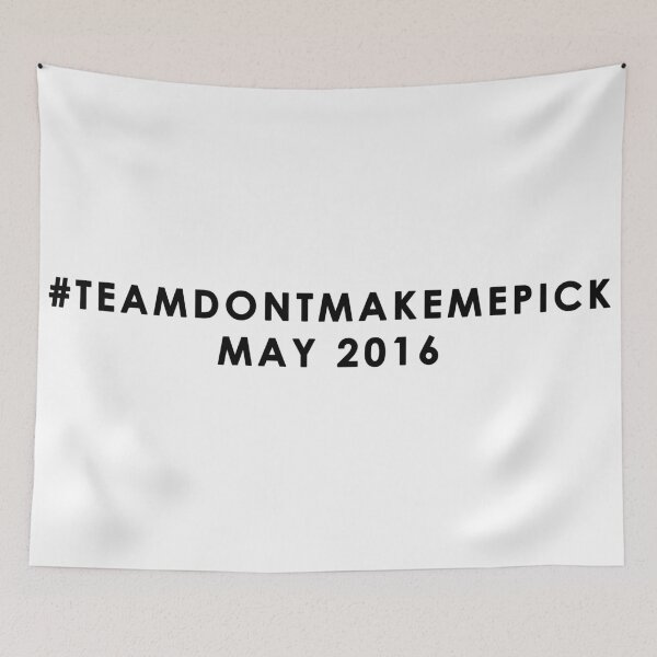 Item preview, Team: Don't Make Me Pick, May 2016 (black) designed and sold by shidesigns.