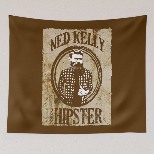 Item preview, Ned Kelly the original hipster designed and sold by monsterplanet.