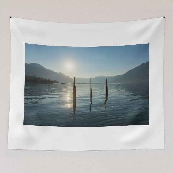 Item preview, Alpine lake with sunshine designed and sold by Mats Silvan.
