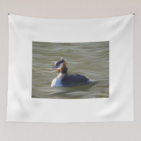 Item preview, Painted grebe  designed and sold by StudioCorvid.