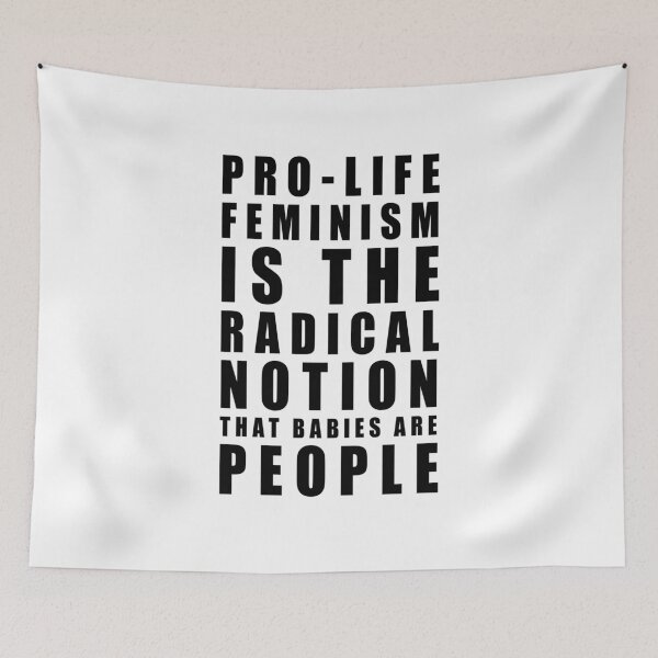 Item preview, Pro-Life Feminism Black designed and sold by Reformed-Brony.
