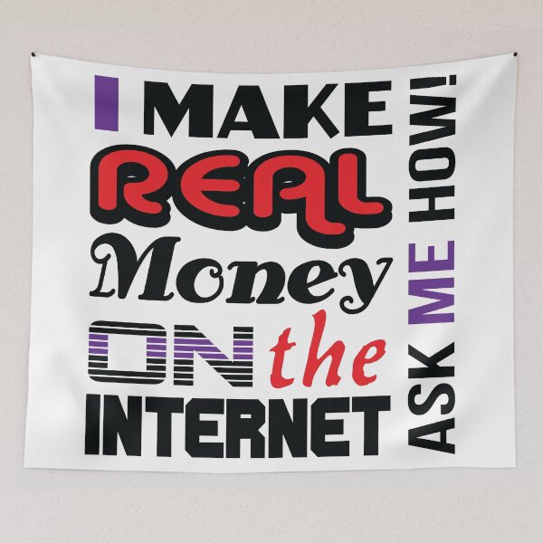 Item preview, Real money on the internet designed and sold by Dave Crokaert.