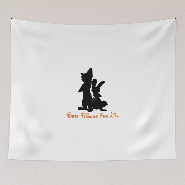 Item preview, Best Friends Fur Life - Nick and Judy designed and sold by Rebecca Treston.