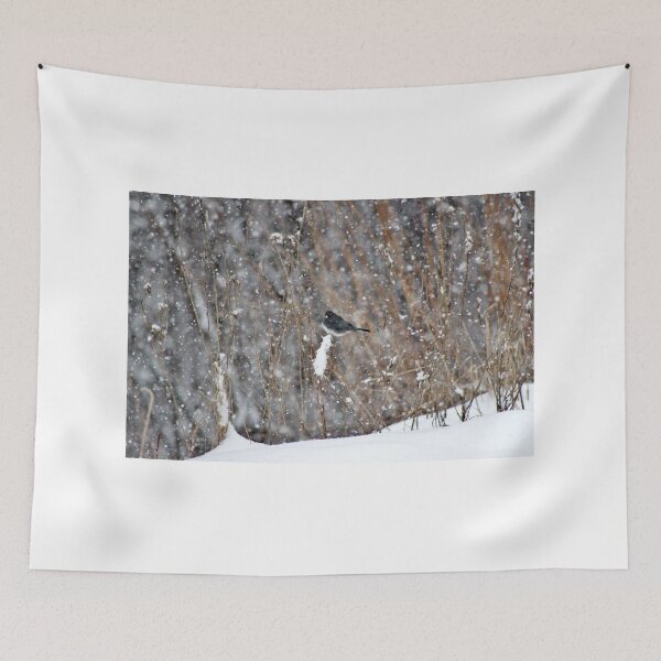 Item preview, Dark-eyed Junco in the Snow Storm designed and sold by Kathleen Daley.