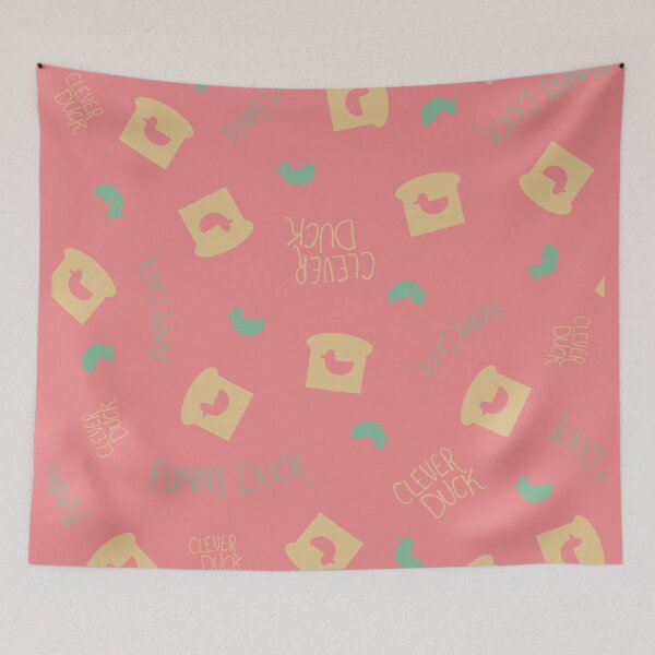 Item preview, Duck Bread Pattern - Pink designed and sold by rivermill.
