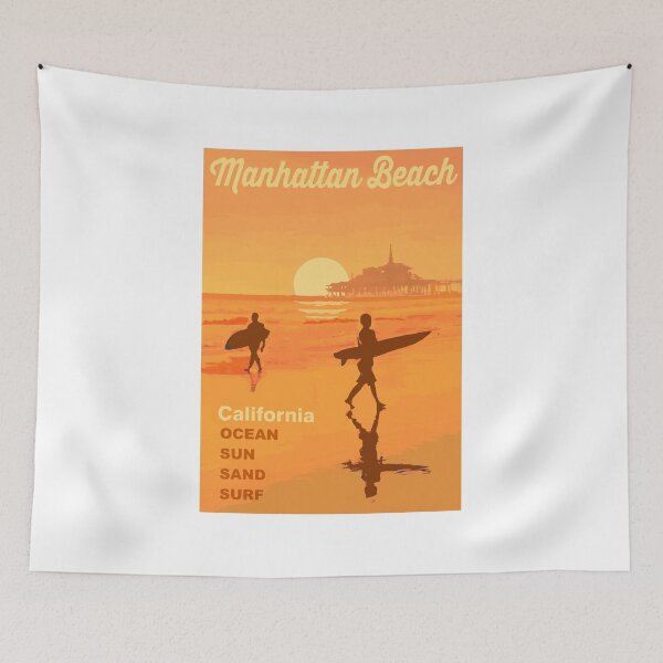 Item preview, Manhattan Beach California. designed and sold by America Roadside..