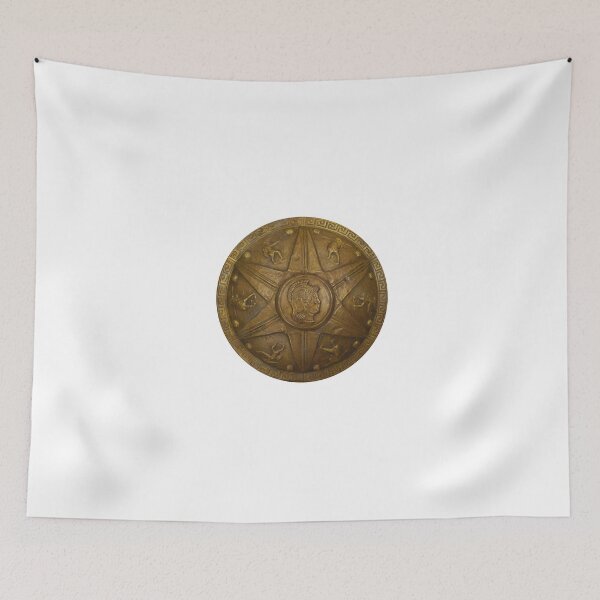 Item preview, Strenght Shield, War shield, Golden shield designed and sold by IngenuityDesign.