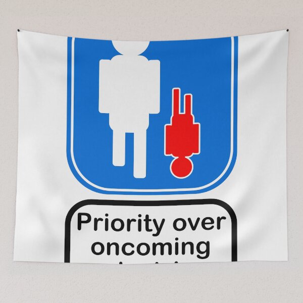 Item preview, Priority over oncoming pedestrians designed and sold by offwhitelimo.