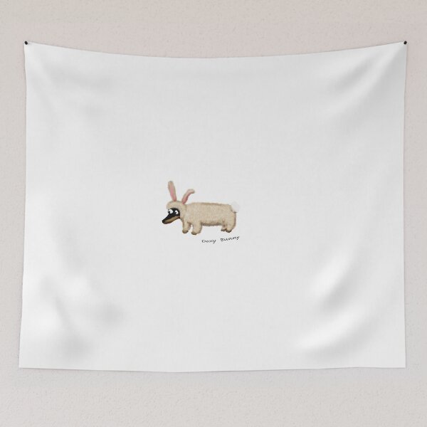 Item preview, Dachshund in bunny suit, Doxy bunny, humor designed and sold by Mary Taylor.