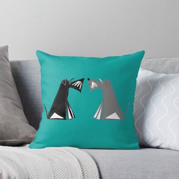 Item preview, Black and Silver & Salt and Pepper schnauzer buddies. designed and sold by AnnabelArt.