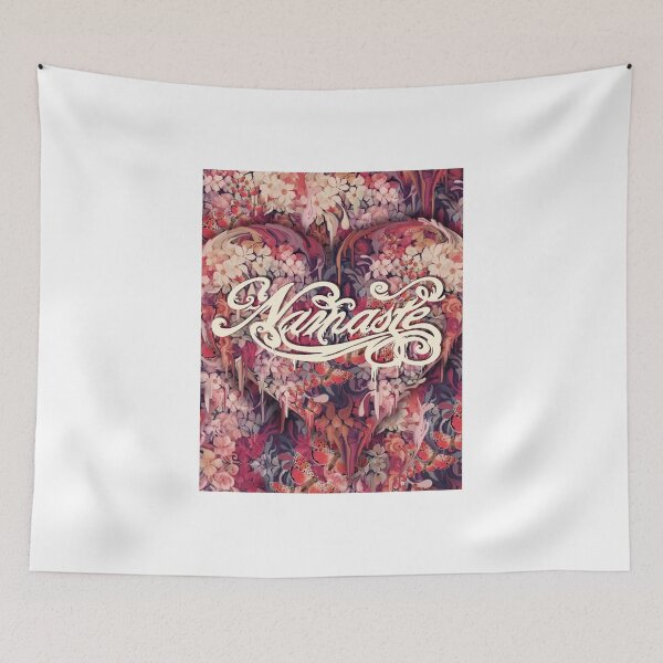 Item preview, Namaste Floral Heart designed and sold by KristyPatterson.