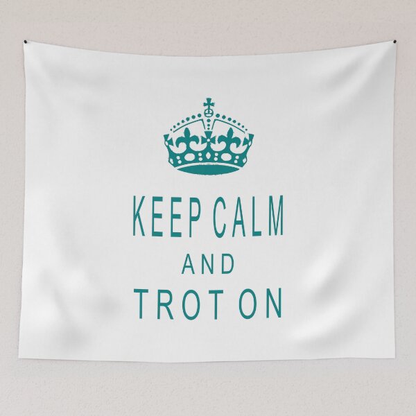 Item preview, Keep Calm and Trot on! designed and sold by CharlyB.