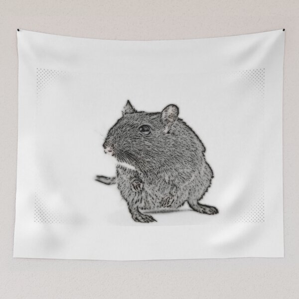 Item preview, Black Mouse Sketch designed and sold by faeriestar.