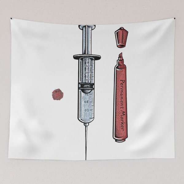 Item preview, Pulp Fiction - injection and permanent marker designed and sold by nestastic.