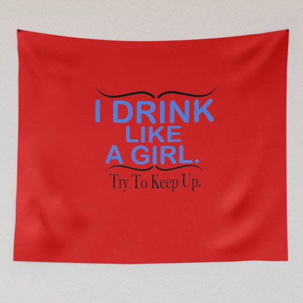 Item preview, i drink like a girl black designed and sold by Nitronus.