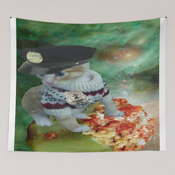 Item preview, police cat designed and sold by taco-elgato.