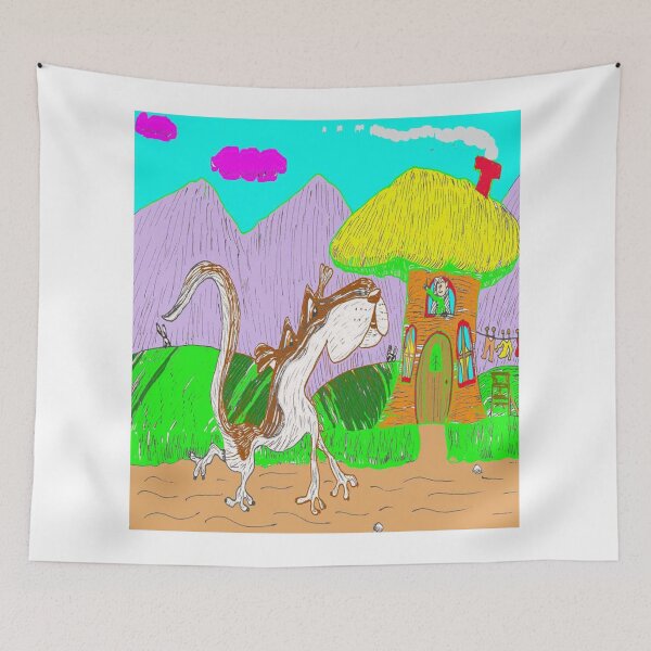 Item preview, Lulu The Hulu Goes Walking One Fine Day In The Spring designed and sold by pinkyjainpan.