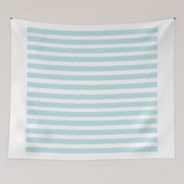 Item preview, Coastal Theme Duck Egg Stripe designed and sold by Octavia-Moon.