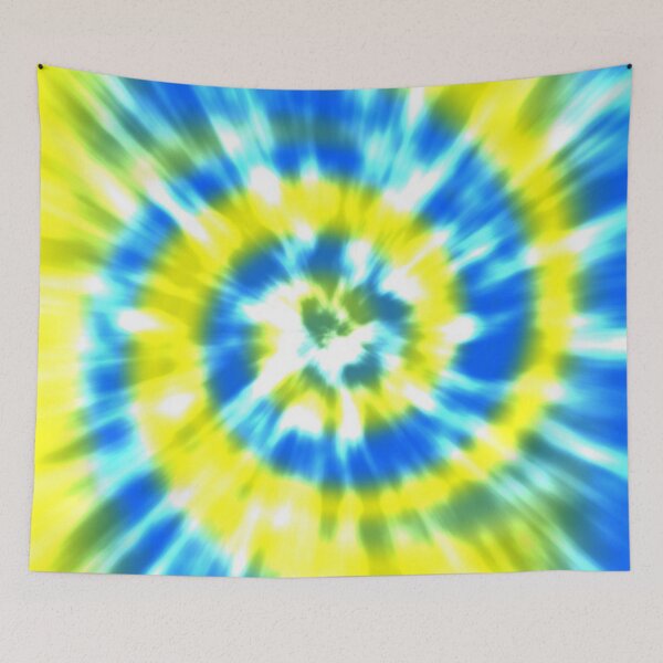 Artikelvorschau, Sommer Tie Dye - Gelb und Aqua entworfen und verkauft von pugmom4.