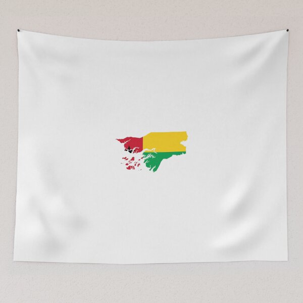 Item preview, Flag Map of Guinea-Bissau designed and sold by abbeyz71.