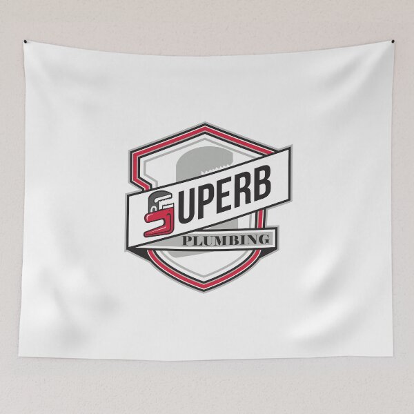 Item preview, Superb Plumbing Shield Retro designed and sold by patrimonio.