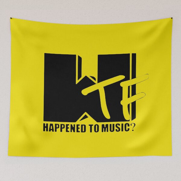 Item preview, WTF Happened To Music? designed and sold by LordNeckbeard.