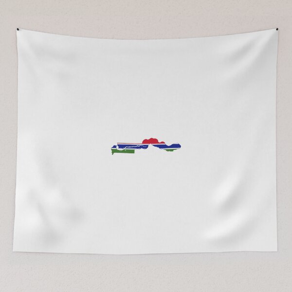 Item preview, Flag Map of the Gambia  designed and sold by abbeyz71.