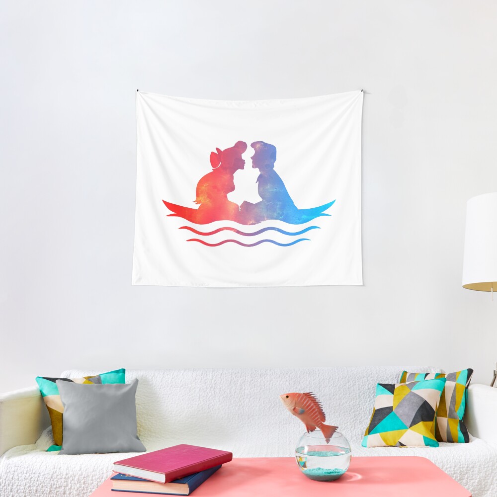 Boat Ride Kiss Tapestry