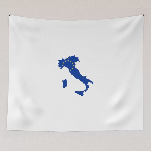 Item preview, European Union Flag Map of Italy designed and sold by abbeyz71.