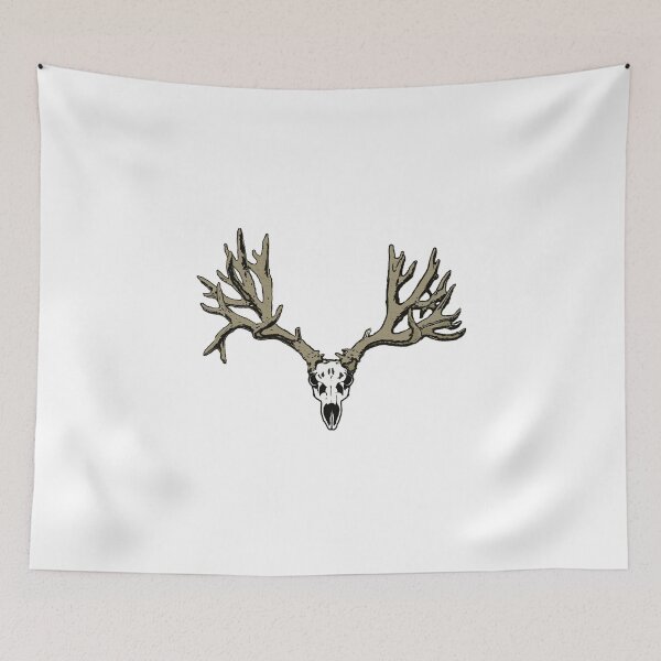 Item preview, Velvet deer skull designed and sold by Saltypro.