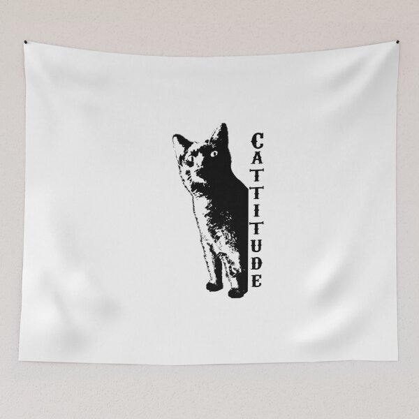 Item preview, Cattitude designed and sold by Amanda Vontobel Photography/Random Fandom Stuff.