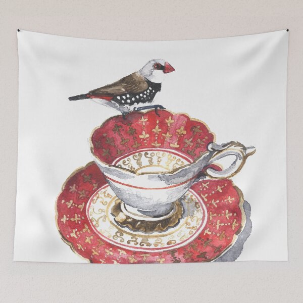 Item preview, High Tea Diamond Firetail designed and sold by Denise Faulkner.