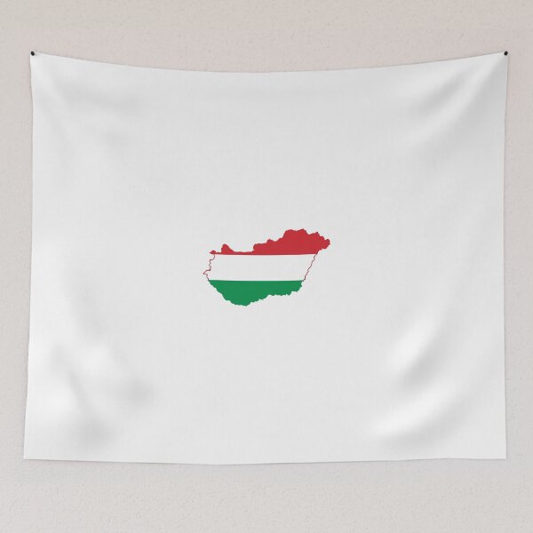 Item preview, Flag Map of Hungary  designed and sold by abbeyz71.