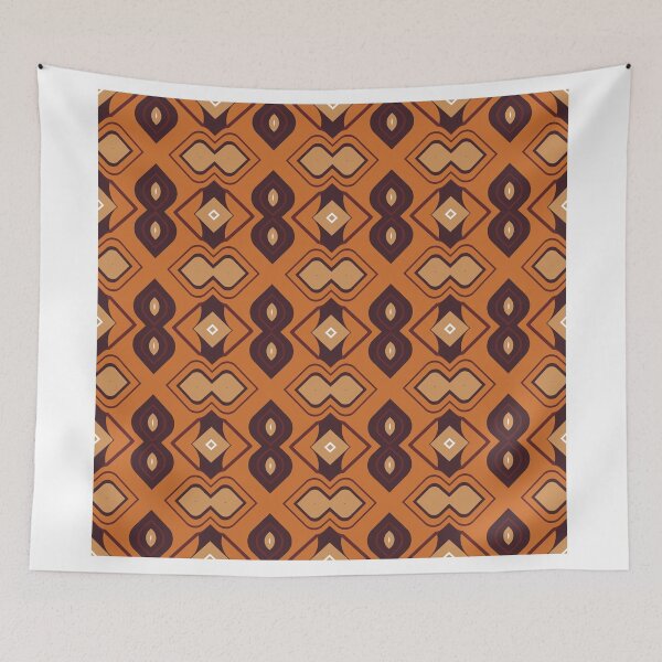 Item preview, Brown leaves pattern designed and sold by lalylaura.