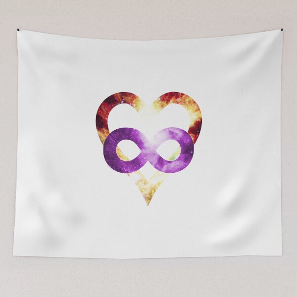 Item preview, Purple Tye Dye NGC-2264 | Polyamory Logo 2.0 | Team Poly Official Shirt designed and sold by SirDouglasFresh.
