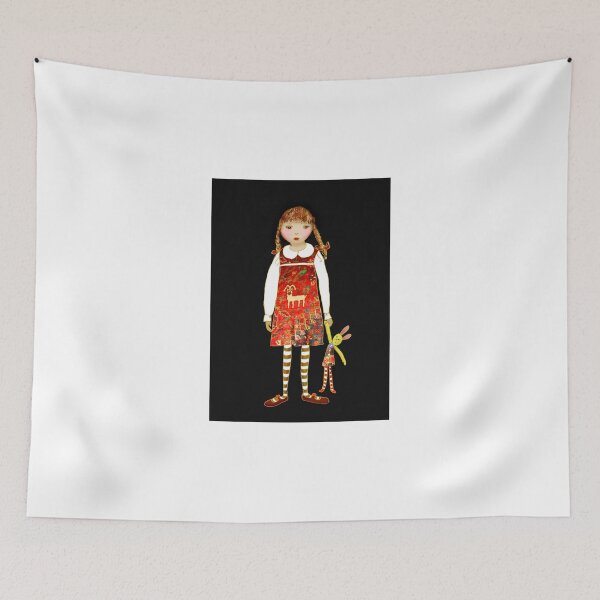 Item preview, Little girl in Persian dress with bunny toy designed and sold by Mary Taylor.