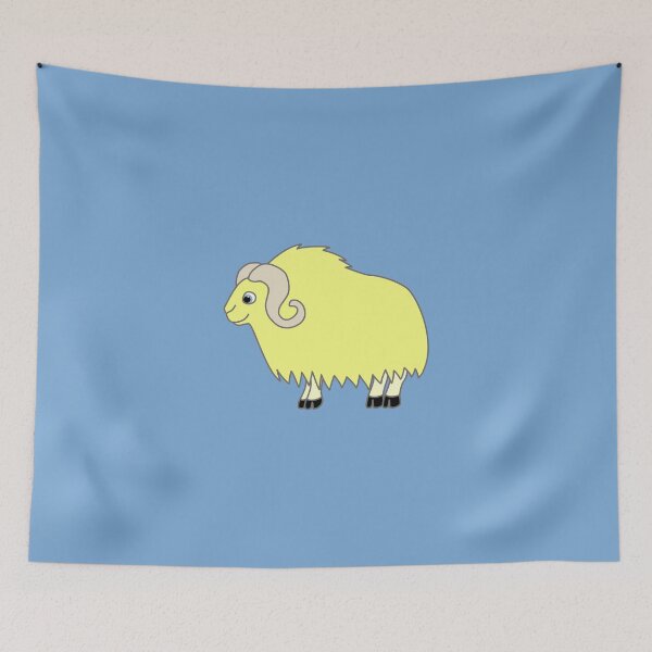 Item preview, Yellow Buffalo with Horns designed and sold by Grifynne.