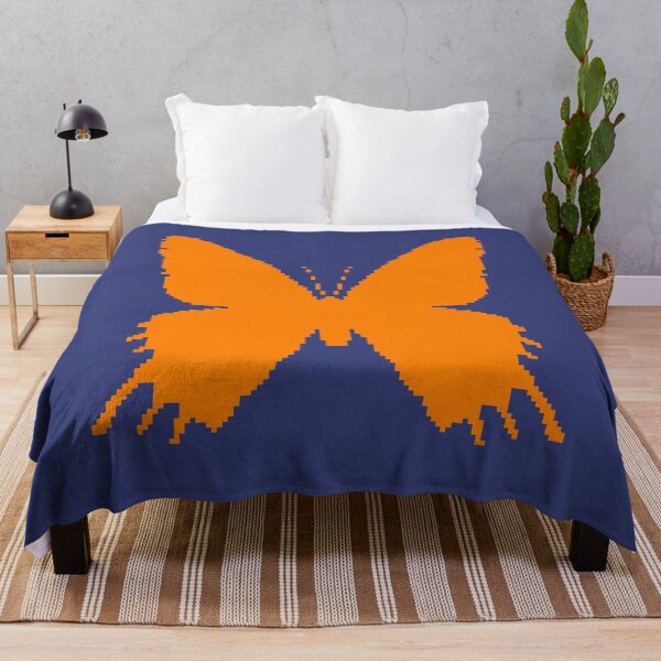 Item preview, 8-bit Simplex pixel Orange butterfly designed and sold by blackhalt.