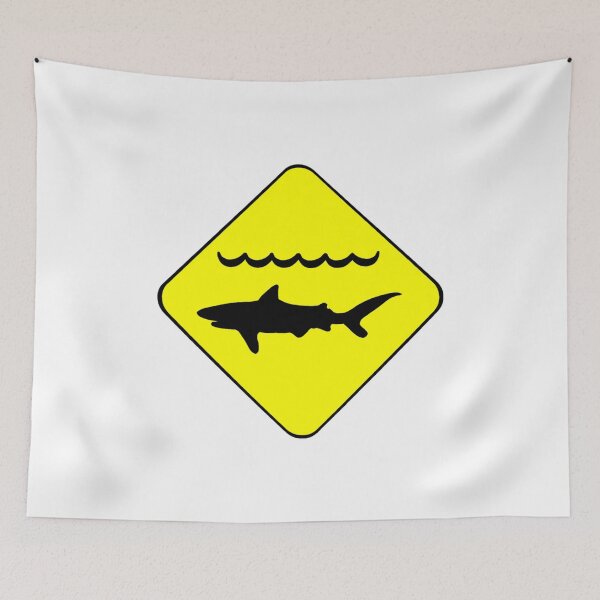 Item preview, Warning Sharks Symbol designed and sold by sweetsixty.